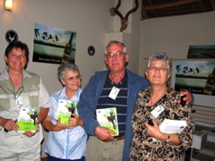 Ralie, ..., Koos and Marie won the first prize of the competition